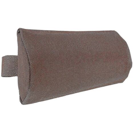 Coussin de rechange pour appui-tête de fauteuil zéro gravité avec bande élastique, coussins cervicaux pour fauteuil, chaise longue - Lot de 2 - Marron