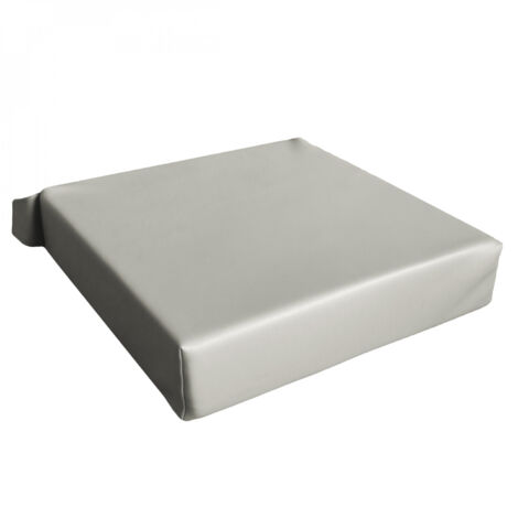 Coussin de réhausse enfant pour chaise, déhoussable - 33 x 33 x 7.5 cm - Gris - Monsieur Bébé