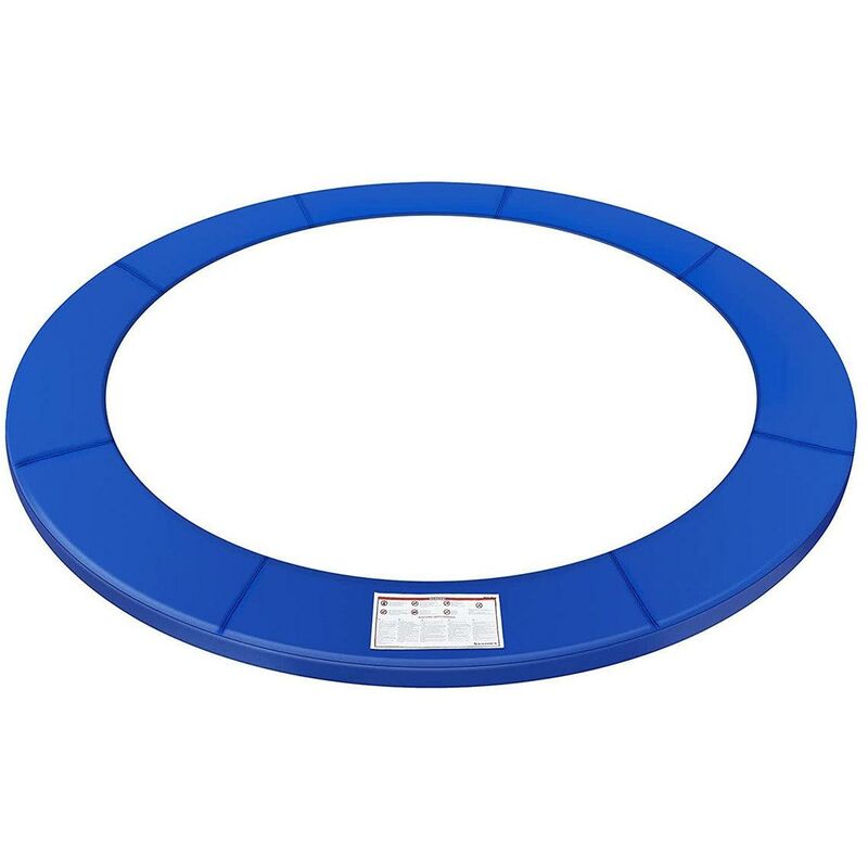 Coussin de sécurité de trampoline de remplacement rechange diamètre 183 cm résistant aux rayons uv anti-déchirure taille standard bleu - Bleu