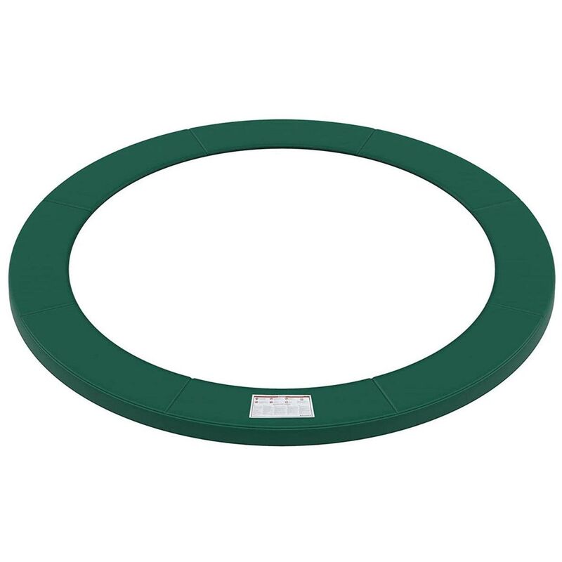 Coussin de sécurité de trampoline de remplacement rechange diamètre 244 cm résistant aux rayons uv anti-déchirure taille standard vert - Vert