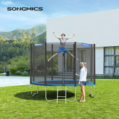 Coussin de sécurité de trampoline de remplacement, Rechange amovible, diamètre 305cm/366cm, résistant aux rayons UV, anti-déchirure, taille standard