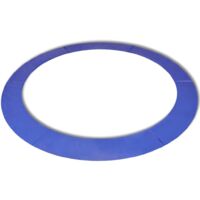 Coussin de sécurité PE trampoline rond de 13 pieds/3,96 m Bleu
