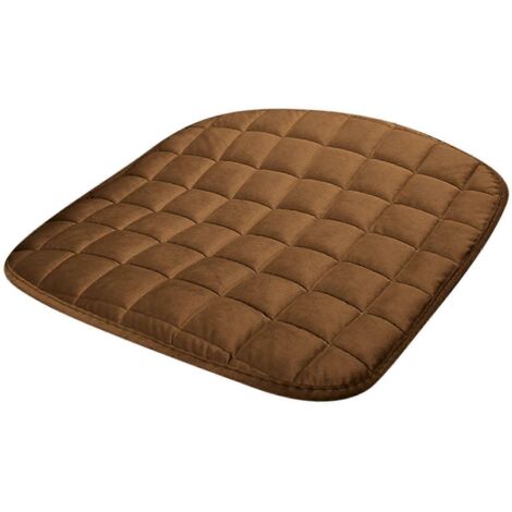 Coussin de siège auto (1 pièce), rembourrage en soie à mémoire de forme pour un confort optimal, dessous antidérapant en caoutchouc avec pochette de rangement, coussin de siège auto universel Fan20240