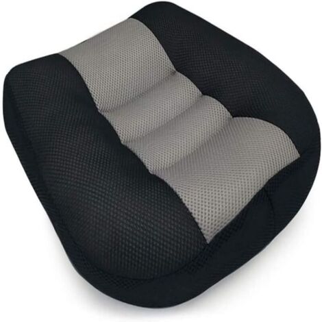 Coussin de siège auto, rehausseur pour siège enfant, augmente le champ de vision de 12 cm, pour camions, voitures, chaises, fauteuils roulants (gris)