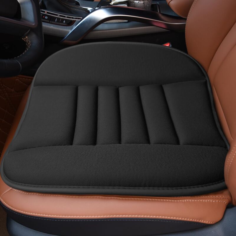 Coussin de siège conducteur avec mousse à mémoire de forme confortable de 3 cm pour voiture, chaise de bureau et chaise de maison