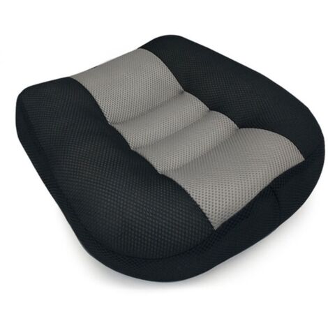 Coussin de siège d'appoint voiture – Rehausseur antidérapant 40x40cm – Confort et posture améliorés – Polyester et coton