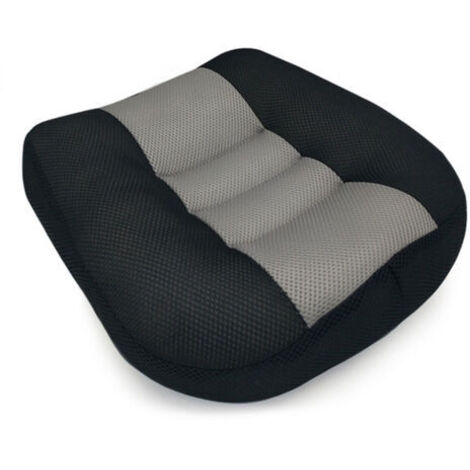 Coussin de siège d'appoint voiture – Rehausseur antidérapant 40x40cm – Confort et posture améliorés – Polyester et coton