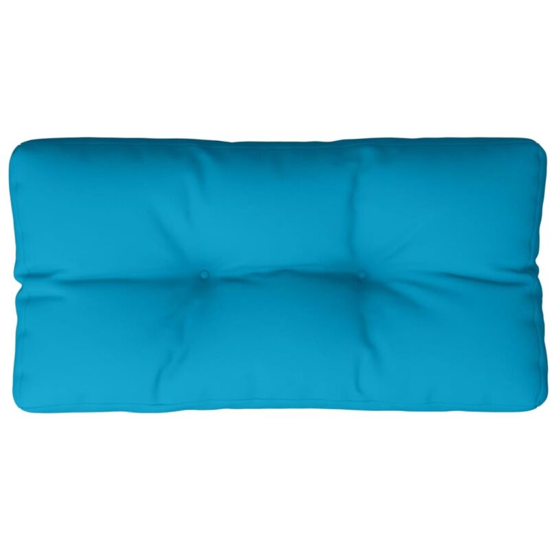 Vidaxl - Coussin de palette bleu clair 80x40x12 cm tissu
