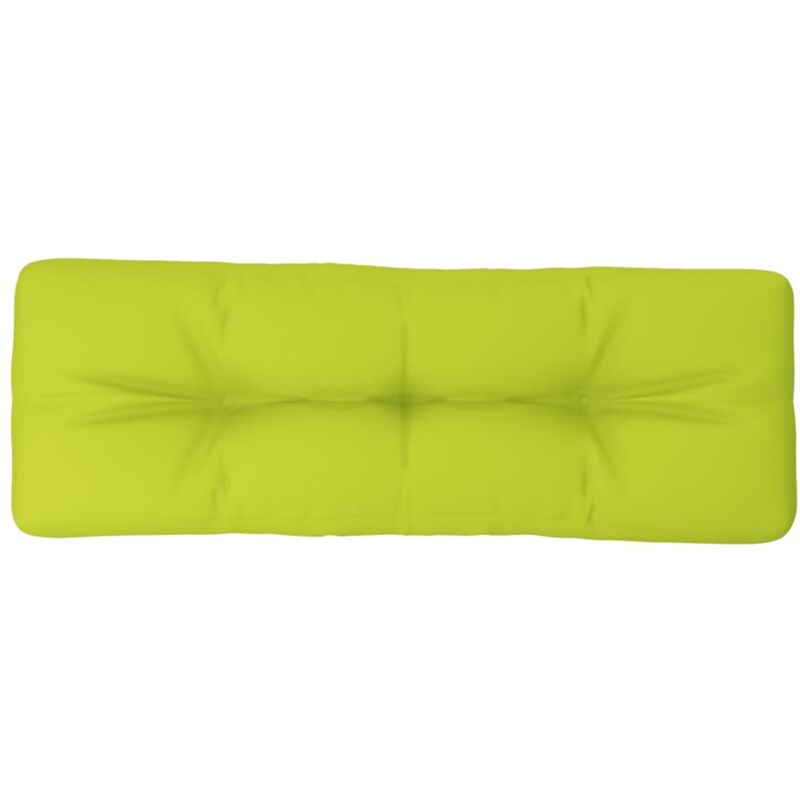 Vidaxl - Coussin de palette vert vif 120x40x12 cm tissu