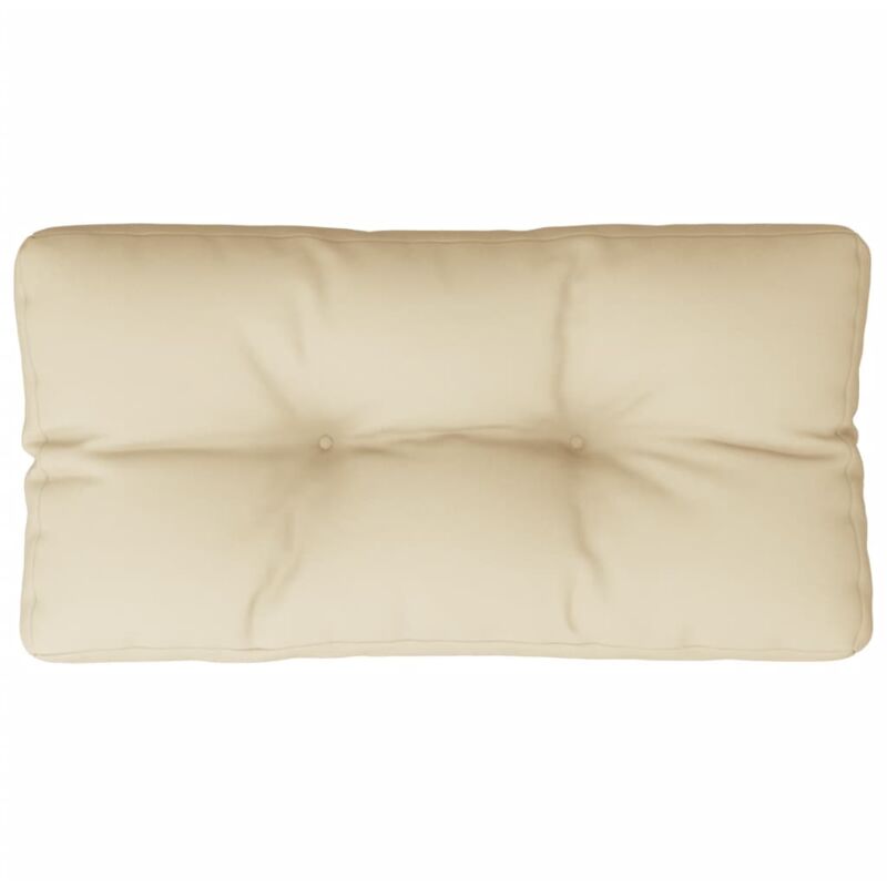 Vidaxl - Coussin de palette beige 70x40x12 cm tissu