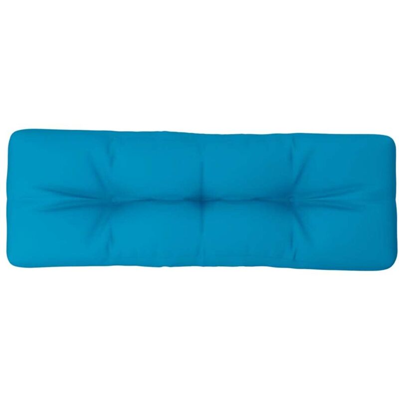 Vidaxl - Coussin de palette bleu clair 120x40x12 cm tissu
