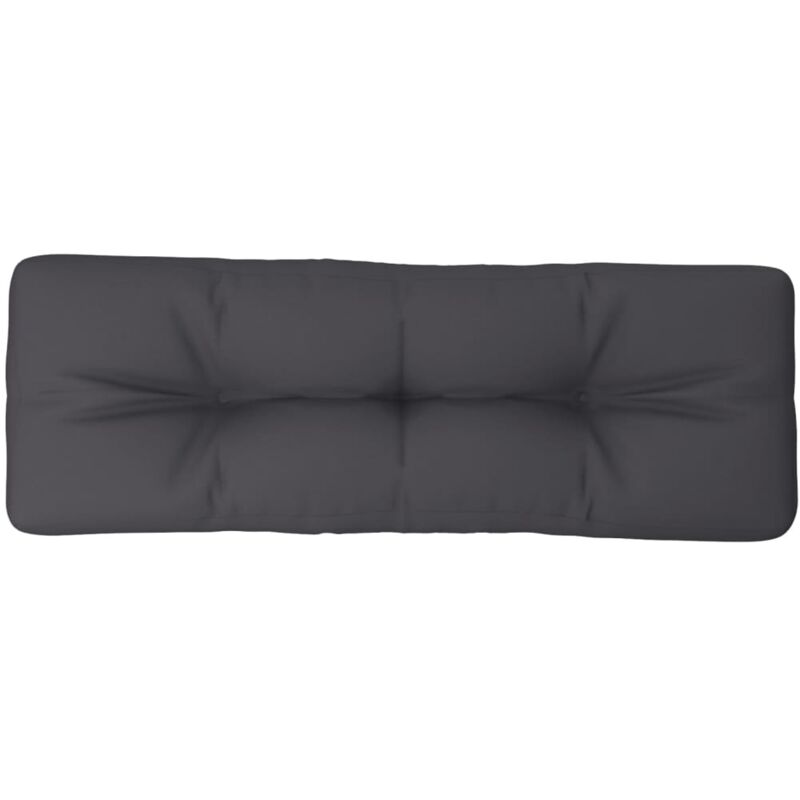 Vidaxl - Coussin de palette anthracite 120x40x12 cm tissu