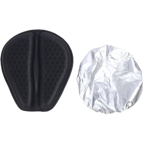 Coussin de siège de moto pliable en Gel, Structure creuse 3D, coussin respirant absorbant les chocs pour les longs trajets