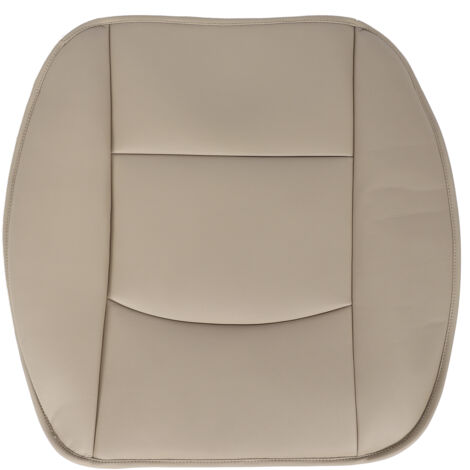 Coussin de siège de remplacement en cuir PU pour voiture, housse de tapis de protection avant pour berline à 4 portes SUVBeige