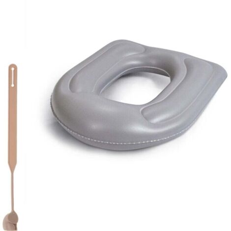 Coussin de siège de toilette gonflable, coussin surélevé en forme de beignet, siège de toilette réglable en hauteur, soulagement