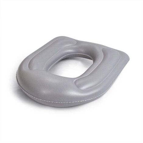 Coussin de siège de toilette gonflable, coussin surélevé en forme de beignet, siège de toilette réglable en hauteur, soulagement de la douleur du coccyx