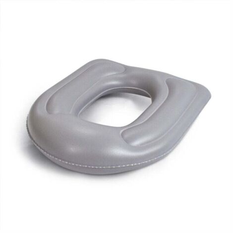 Coussin de siège de toilette gonflable, coussin surélevé en forme de donut, siège de toilette réglable en hauteur, soulagement de la douleur au coccyx