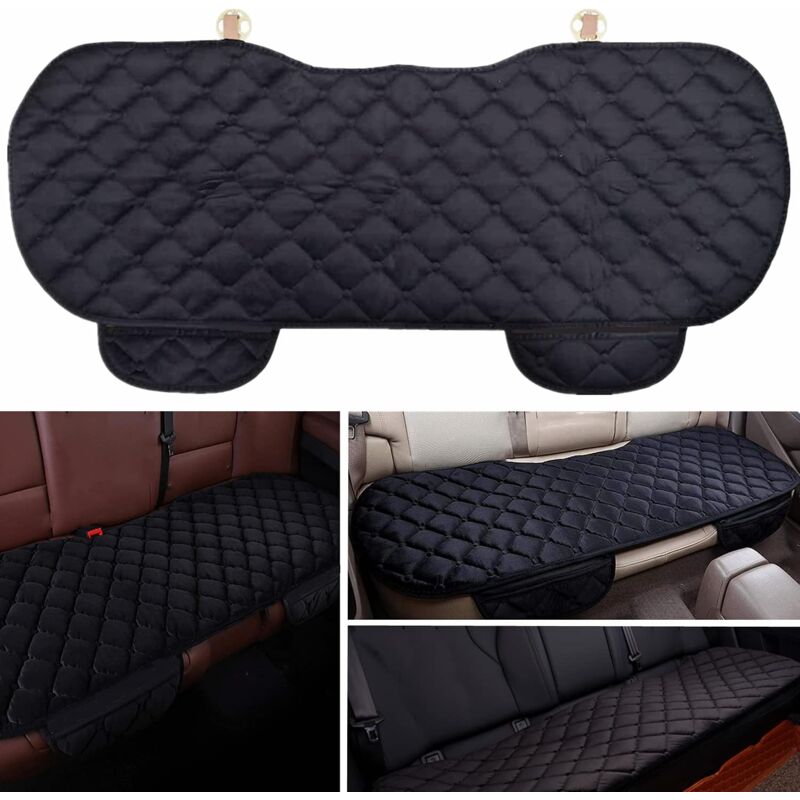 Coussin de Siège de Voiture Housse de Siège Housse en Velours pour Arrière Chaise Siège Avant Véhicule Housse Protection Tapis Protection pour