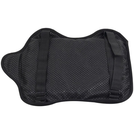 Coussin de siège électrique en pectine pour motos, gel à mémoire de forme à rebond lent, caoutchouc souple antidérapant, absorption des chocs pour un confort optimal.