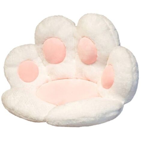 Coussin de siège en forme de patte de chat Coussin de chaise confortable en forme de patte Coussin de chaise mignon Coussin