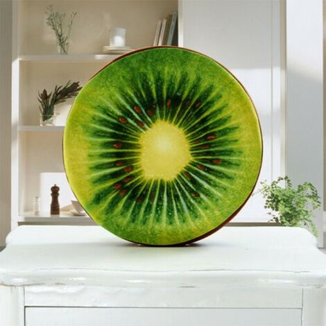Coussin de siège en peluche pour canapé, chambre à coucher, salon, couverture de chaise de jardin, décoration de forme ronde confortable, nouvelle collection,Kiwi,CHINA