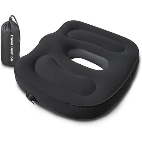 Coussin De Siège Gonflable - 46 x 43 x 3 cm - Pour Avion Bureau Stade Fauteuil Roulant - 0,88 kg - 1 Pièce