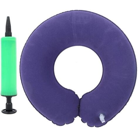 Coussin de siège gonflable R400 - Bleu marine - PVC - Confort ergonomique - Soulagement des douleurs