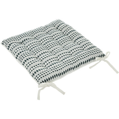 Coussin de siège MICAH, en coton, de style vintage, 38 x 38 cm