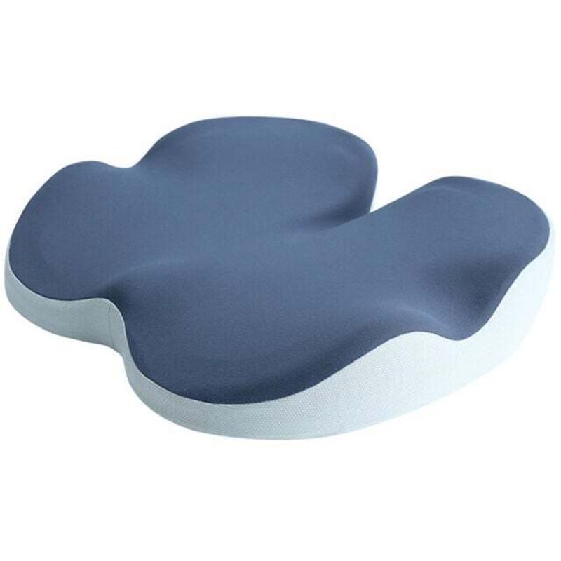 Coussin de Siège Orthopédique pour Le Mousse à Mémoire de Forme, Coussin de Siège Travel Ease pour Soulager la Douleur Lombaire et la Sciatique