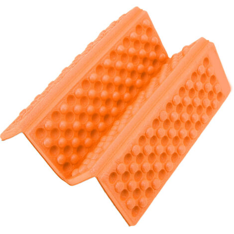 Coussin de siège pliable en mousse EVA orange pour pique-nique, plage, camping et randonnée