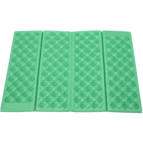 Coussin de siège pliable pour pique-nique, plage et camping - Tapis de sol EVA portable vert gazon