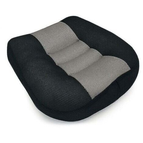 Coussin de siège rehausseur de voiture très confortable, coussin de test de conduite épaississant accru avec poignées hauteur en maille respirante
