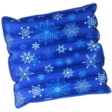 Coussin De Siège Voiture Rafraîchissant Motif Flocon De Matelas Eau Glacée Pour Couverture Fraîcheur Automobile Pour Siège Simple
