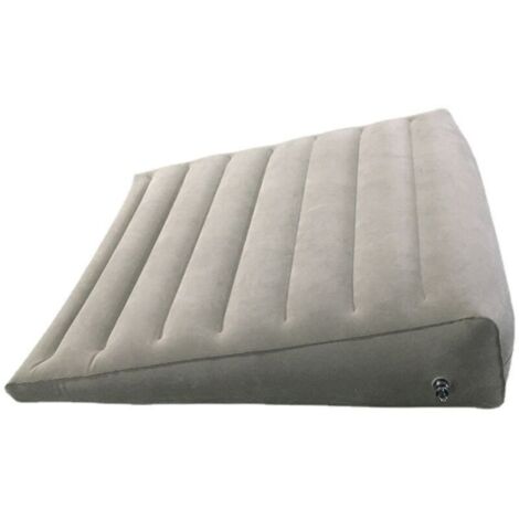 Coussin de Siege.Coussin de siège Gonflable.Oreiller Triangulaire Gonflable.Oreiller Triangulaire de Dossier.Idéal pour soulager la Douleur postopératoire.Les blessures aux Pieds Le Sommeil