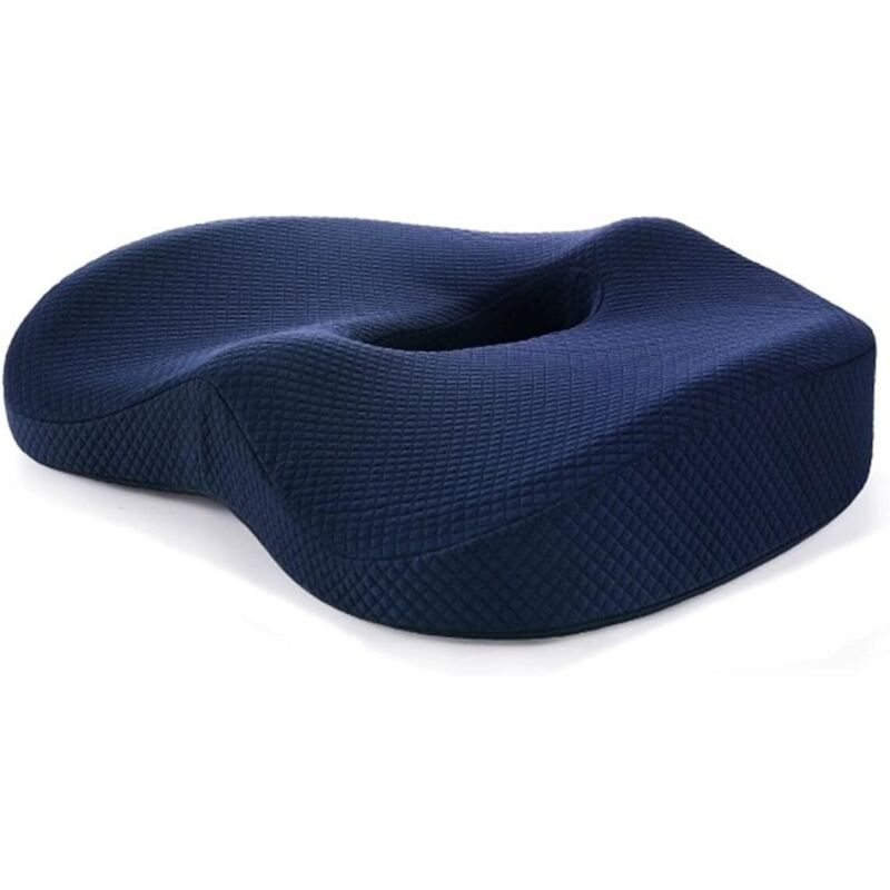Coussin de Siège en Mousse à Mémoire, orthopédique pour hemorroides, Coussin Coccyx Voiture, à la Maison, au Bureau, Gamer, sur Un Fauteuil Roulant,