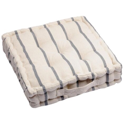 Coussin de sol 45 x 45 cm St Tropez anthracite