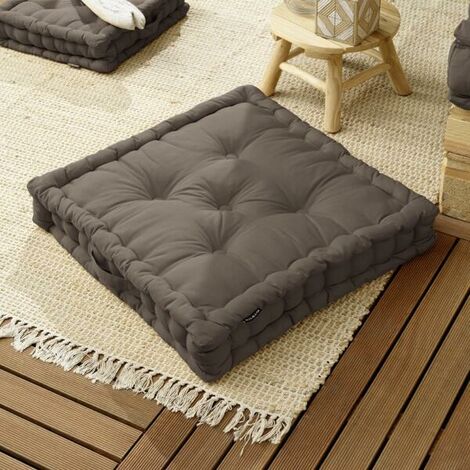 Coussin de sol (60 x H10 cm) Pixel Taupe