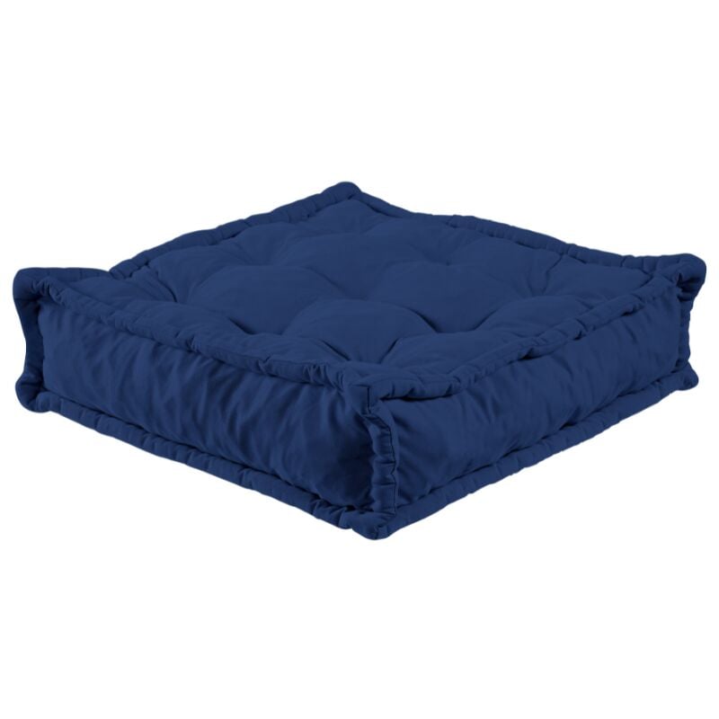 Coussin de sol - assise 95x95 cm Bleu foncé Bananair