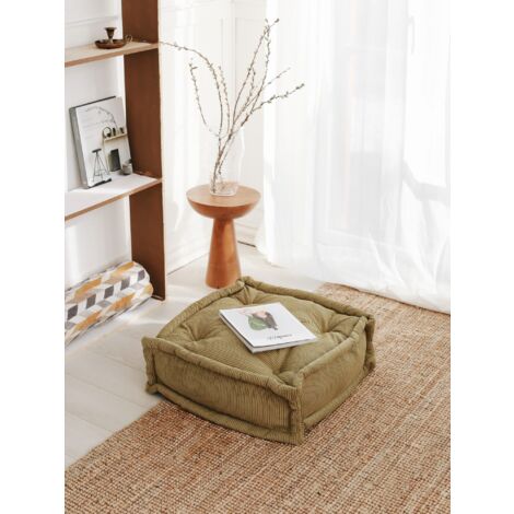 DUVO+ Coussin Poly Rectangulaire Siesta Olive vert - 80 x 60 x 10 cm -  1,153 kg - Pour chien - Cdiscount