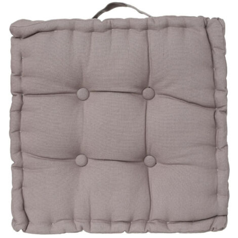 Coussin de Sol "Dorian" 40x40cm Gris