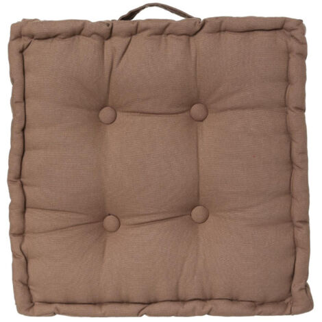 Coussin de Sol "Dorian" 40x40cm Taupe