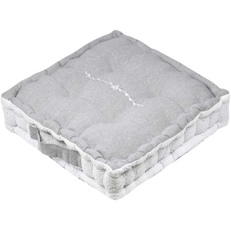 Coussin de sol en coton Candice 40 cm