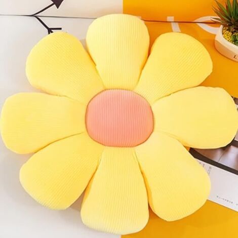 Coussin de sol en forme de marguerite, joli coussin de chaise surdimensionné pour H