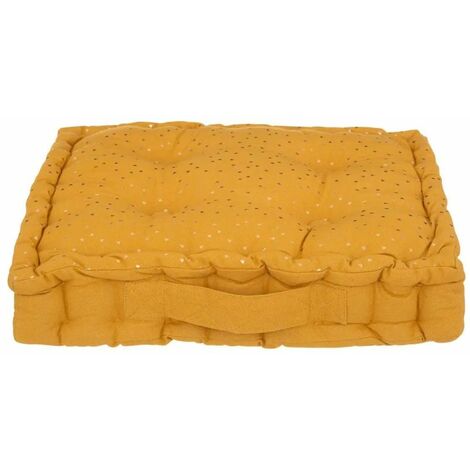 Coussin de Sol Enfant Berlingot 40x40cm Ocre