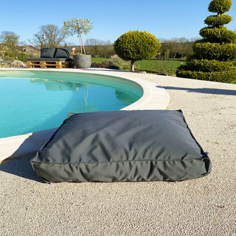 Coussin de sol inter / exter Gris anthracite 71x71x35 cm