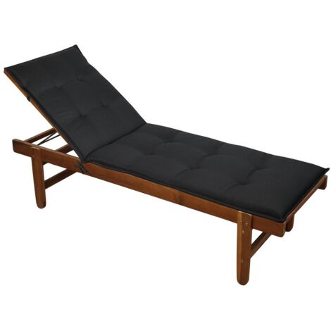 Coussin de sol ou Bain de soleil Collection Carbone noir