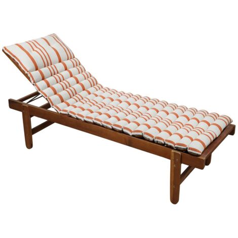 Coussin de sol ou Bain de soleil Manuel orange