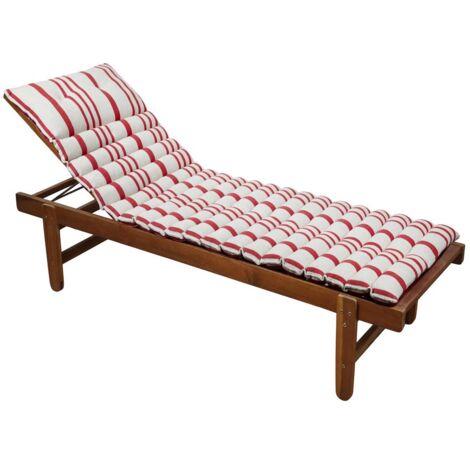 Coussin de sol ou Bain de soleil Manuel rouge