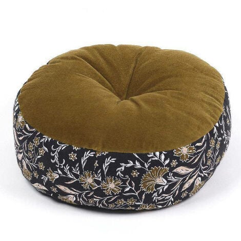 WYJHNLBEDC Grand coussin de sol, coussin de chaise pour enfant, 60 x 60 cm,  motif floral, pour l'extérieur et l'intérieur, pour matelas de sol