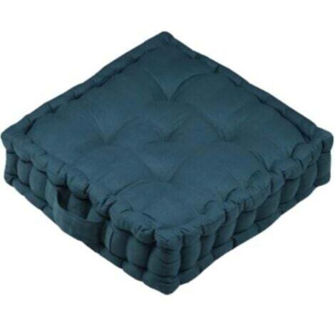 Coussin de Sol - Taille 42 x 42 x 10 cm- Couleur Emeraude - Modèle Qualité exceptionnelle - Assise Confortable